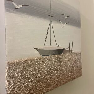 Beach sailboat picture